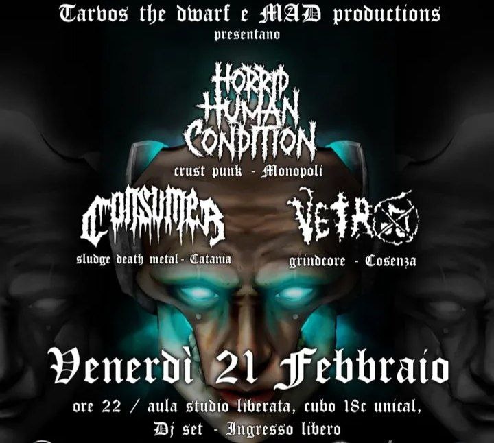 HORRID HUMAN CONDITION - Aula studio Liberata