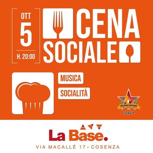 Cena sociale alla Base