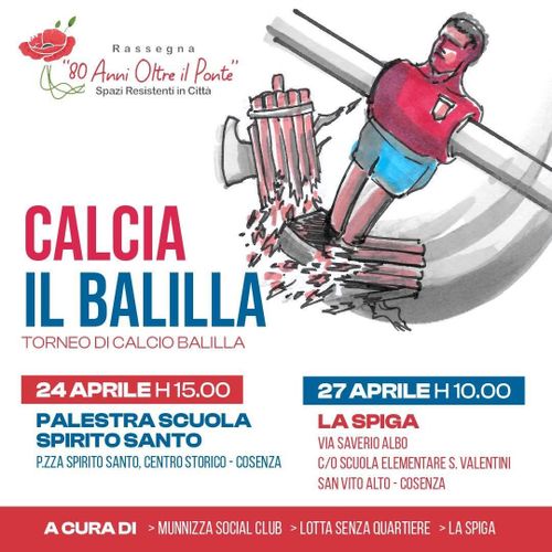 Calcia il balilla - Torneo di calcio balilla