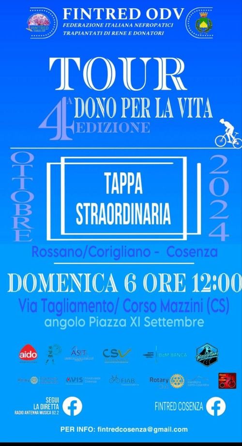 Tour "Dono per la vita"