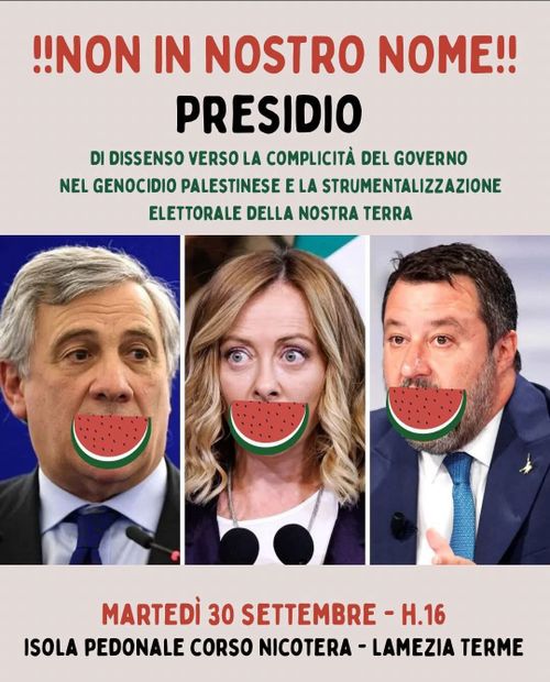 NON IN NOSTRO NOME - Presidio