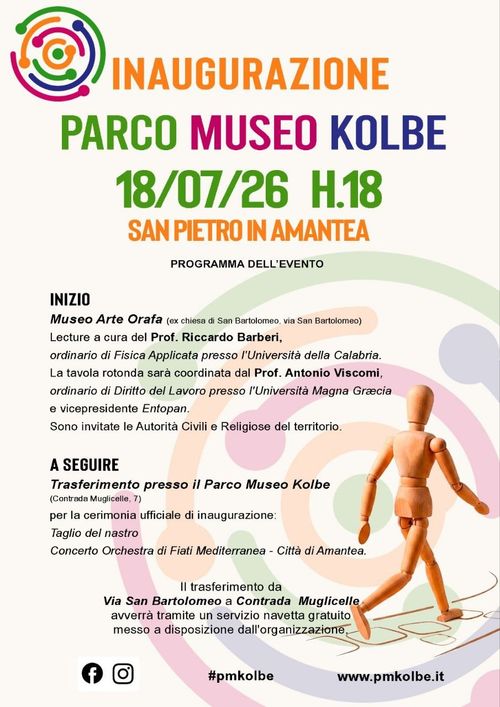 Inaugurazione Parco Museo Kolbe
