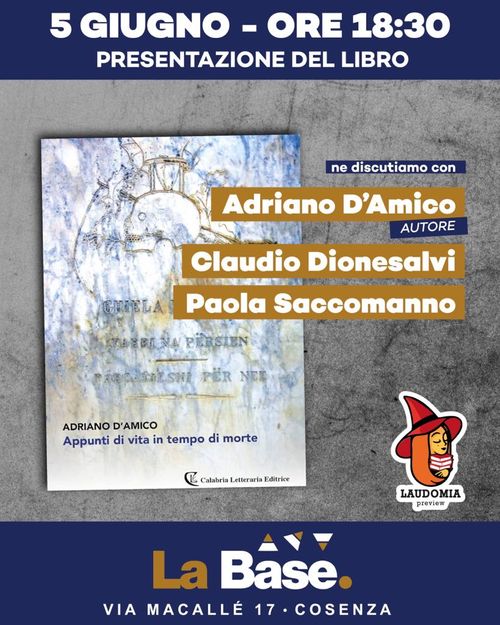 presentazione libro Appunti di vita in tempo di morte