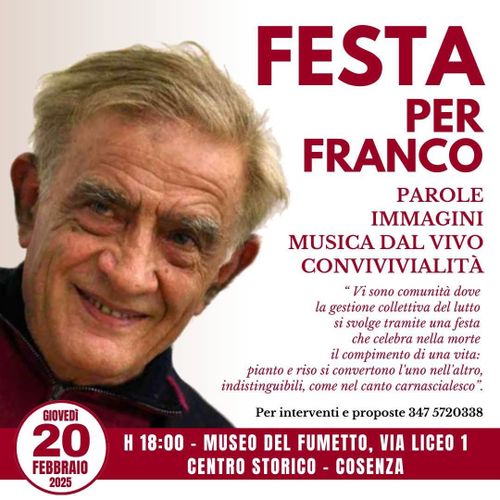 Festa per Franco