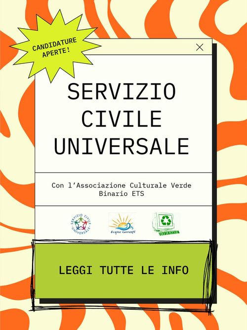 Bando SCU @ Associazione Verde Binario ETS