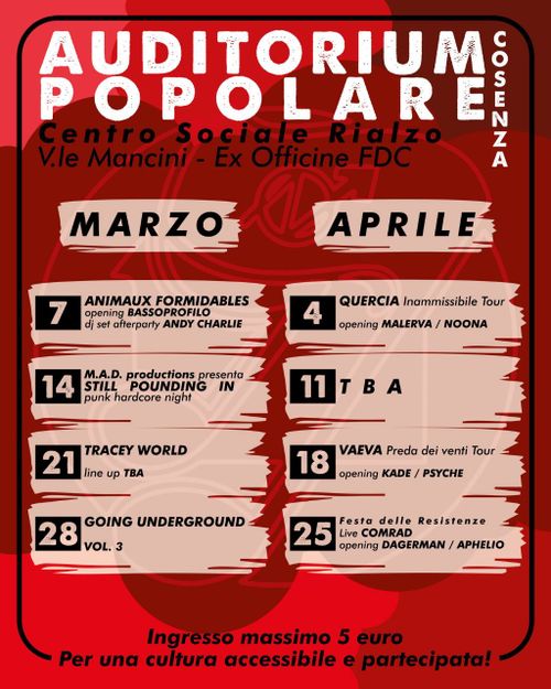 Auditorium Popolare - Stagione musicale