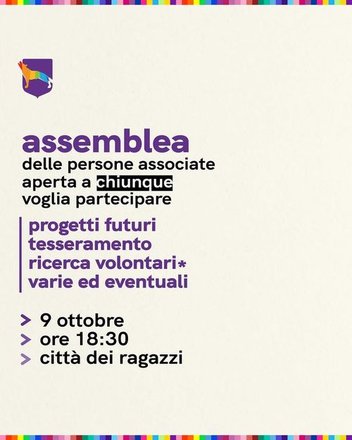 Arcigay Cosenza - Assemblea aperta