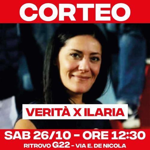 Corteo Verità per Ilaria