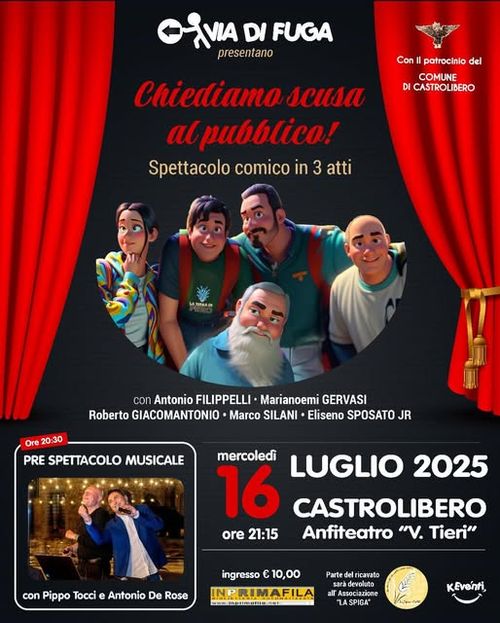 Chiediamo scusa al pubblico