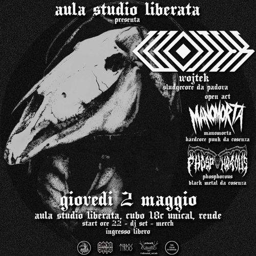 Concerto live: Wojtek - Manomorta - Phosphorous