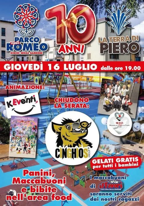 10 anni del Parco Piero Romeo