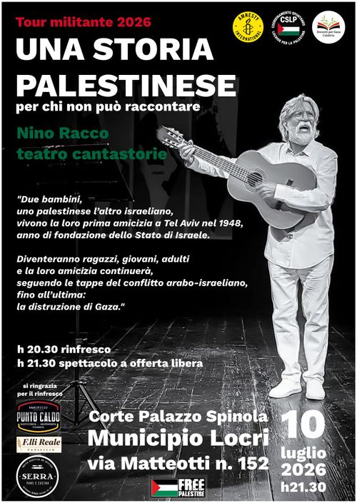 Una storia Palestinese - Nino Racco cantastorie