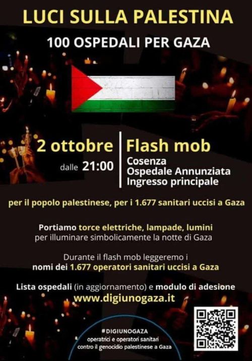 Luci sulla Palestina - Cosenza