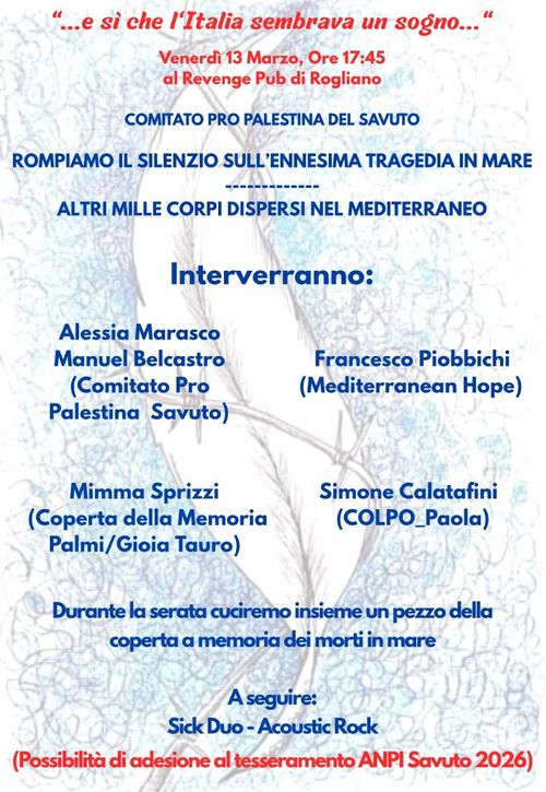  "..e sì che l'Italia sembrava un sogno..."