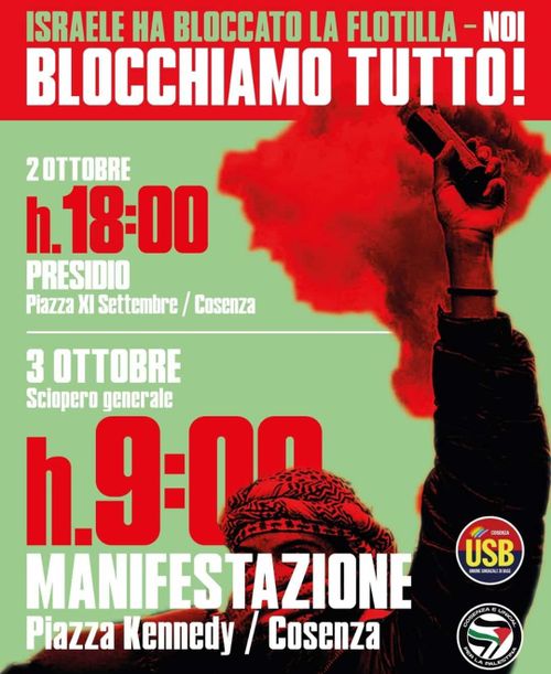 Manifestazioni per la Flotilla