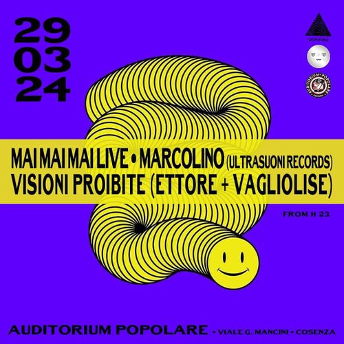 Maimaimai Live - Marcolino - Visioni Proibite