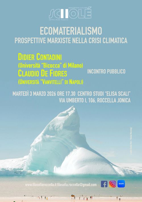 ECOMATERIALISMO Prospettive marxiste nella crisi climatica-anche online