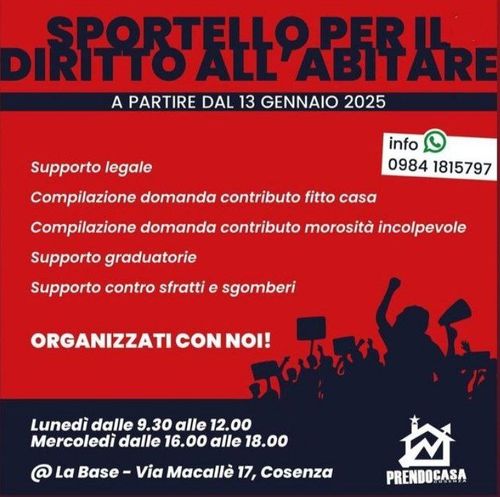 Sportello per il dirtto all'abitare