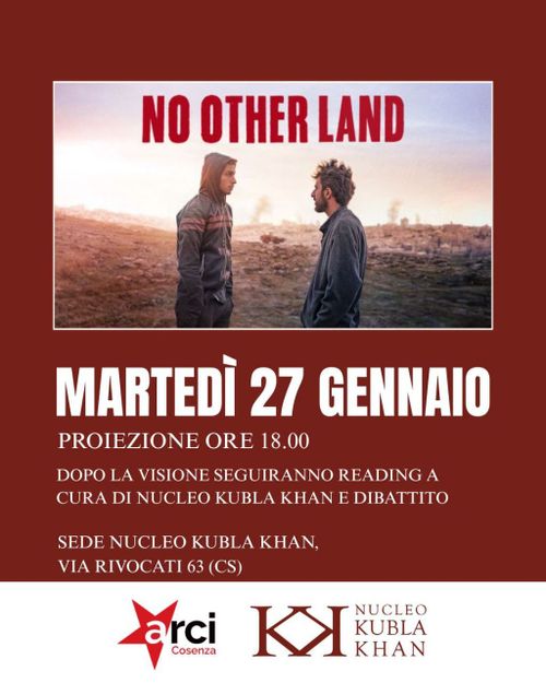Proiezione NO OTHER LAND