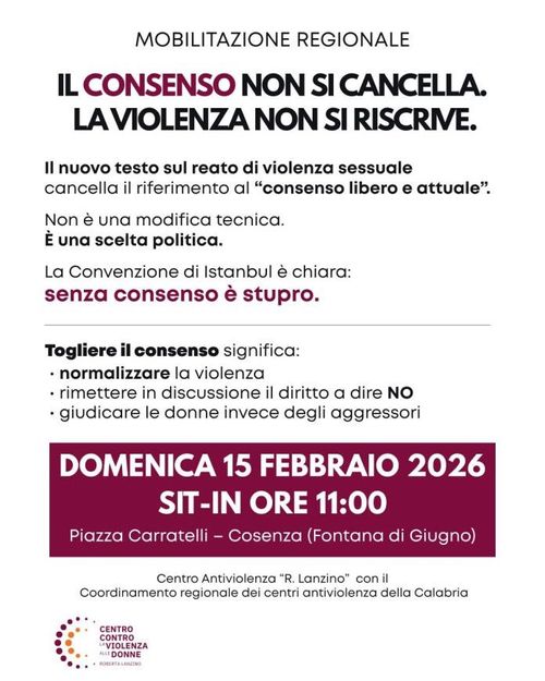 Sit-in contro il DDL Bongiorno