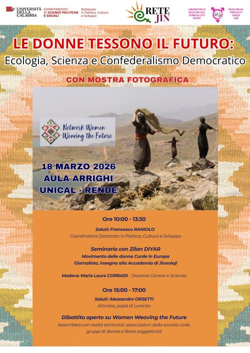 Le donne tessono il futuro - Ecologia, Scienza e Confederalismo Democratico