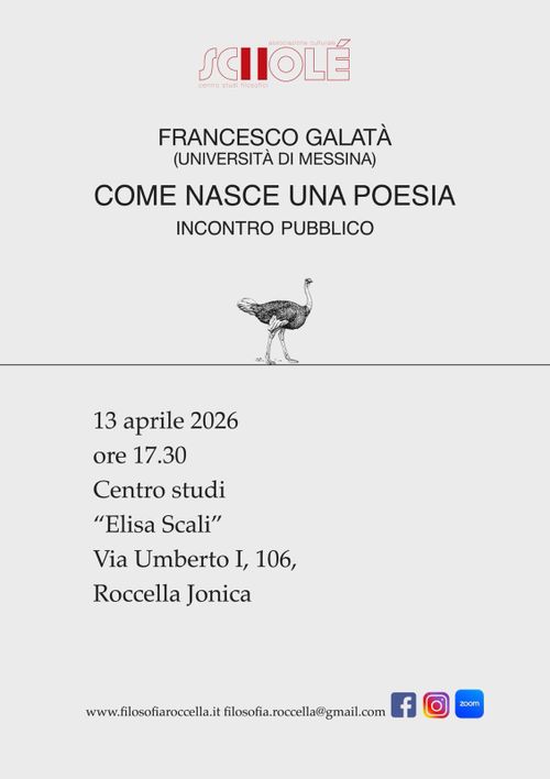 Come nasce una poesia - anche online 