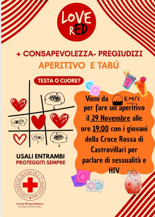 Love RED - Aperitivo e tabù