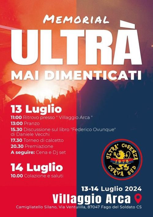 memorial ULTRÀ MAI DIMENTICATI