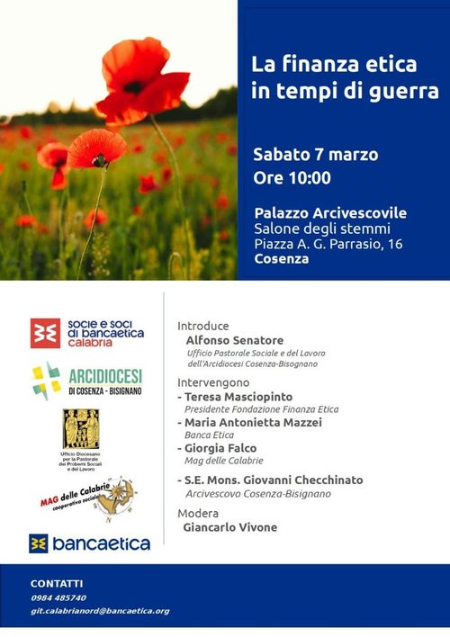 La finanza etica in tempi di guerra
