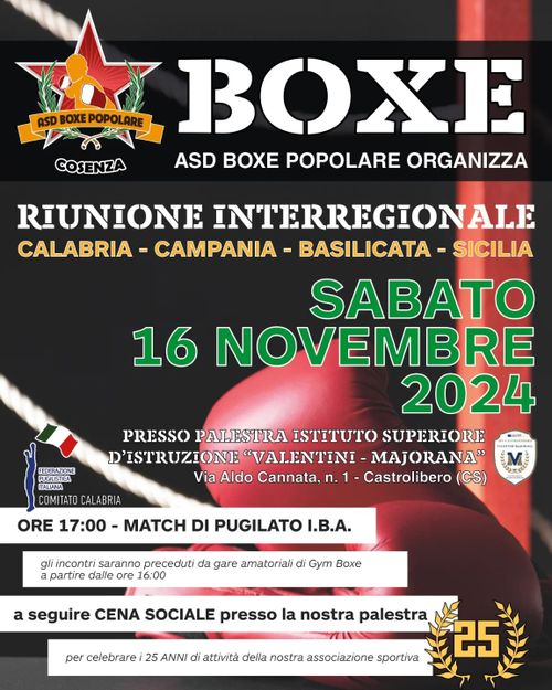 Riunione interregionale BOXE