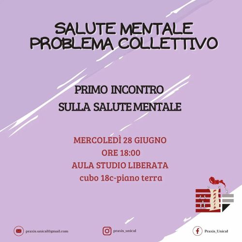 Salute Mentale Problema Collettivo - Primo Incontro