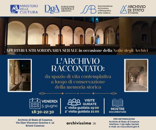 L’Archivio raccontato: da spazio di vita contemplativa a luogo di conservazione della memoria storica