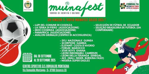 Muinafest Calcio 2025 - Torneo di Integrazione e Passione Sportiva