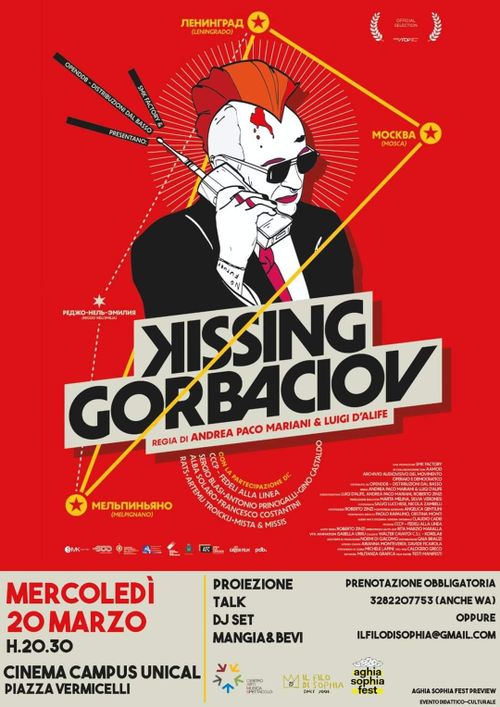 Kissing Gorbaciov sbarca all'Unical