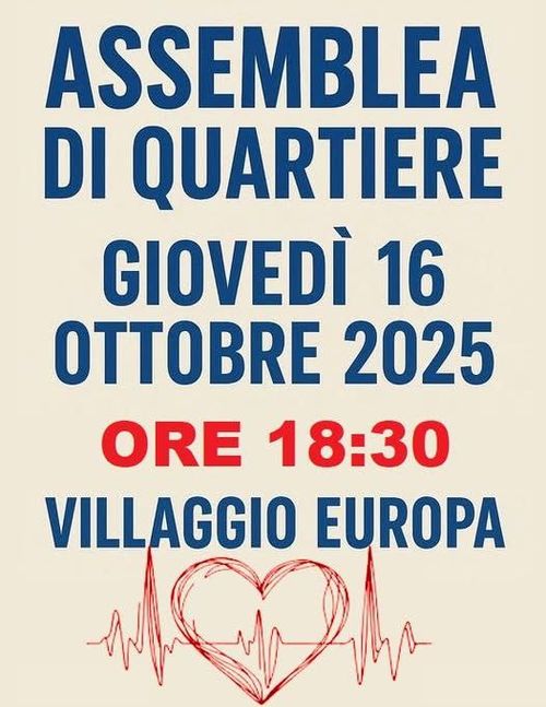 Villaggio Europa - Assemblea di quartiere