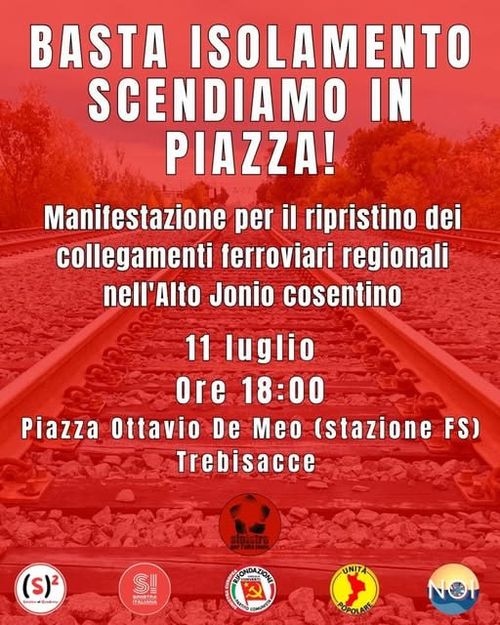 BASTA ISOLAMENTO, SCENDIAMO IN PIAZZA
